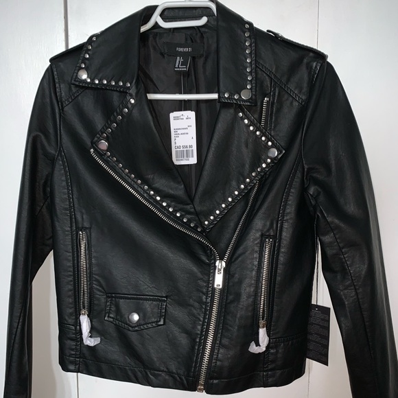 Studded Leather Jacket - Picture 2 of 4